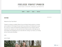 Tablet Screenshot of fielekefrontporch.com